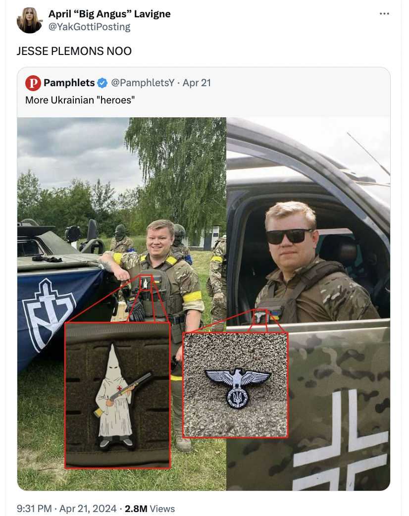 freedom of russia legion flag - April "Big Angus" Lavigne Posting Jesse Plemons Noo Pamphlets PamphletsY Apr 21 More Ukrainian "heroes" 2.8M Views